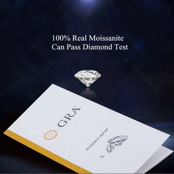 5CT Certified Lab Grown Diamond Round Cut sparkling Ring Size 8 - Picture 6 of 10